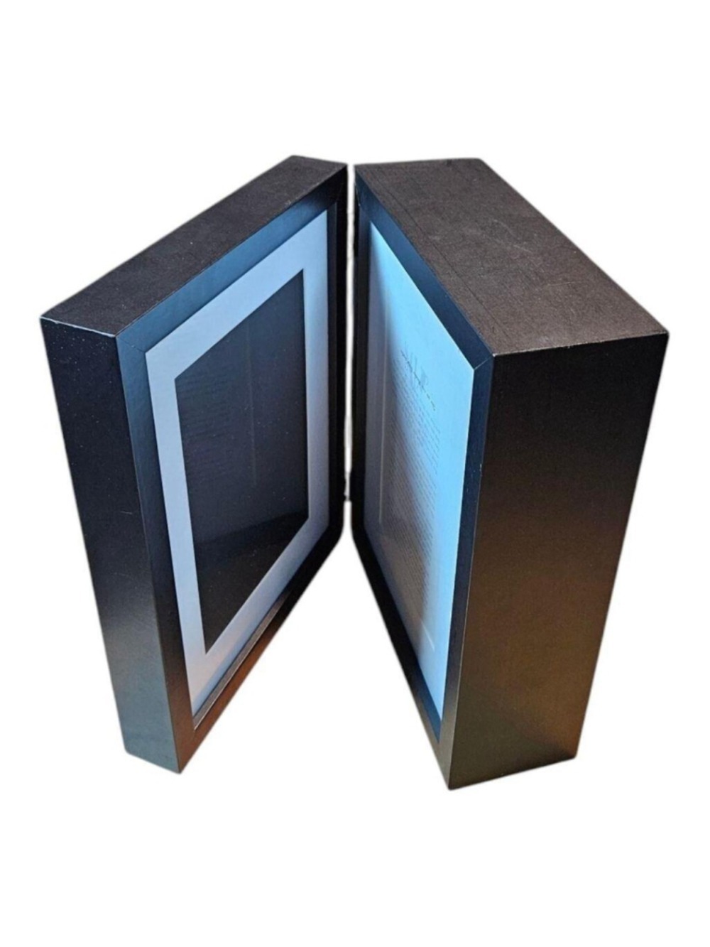Black wooden Animal double picture frame - Picture 3 of 8
